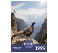 Common Pheasant 1000 Piece Puzzle Evening Activity For Adults Stress Relief Quiet Play Bird Beautiful Decor 38x26cm/1000pcs