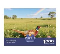 Common Pheasant 1000pc Jigsaw Puzzle Family Game Night Ages 10+ Bonding Activity Bird Decorative Wall Piece 70x50cm/1000pcs