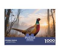 Common Pheasant 1000pc Puzzle Family Fun Game Ages 10+ Cognitive Play Bird Decorative Wall Puzzle 38x26cm/1000pcs