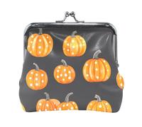 Common Pumpkin Polka Dot Fashion Women's Leather Coin Change Purse Convenient Coin Holder pouching for Men Women Travel mujer para monedas