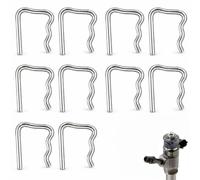 Common Rail Injector Leak Off Retaining Clips, 10 Pack Fuel Pipe Clamps | Corrosion Resistant Steel, Prevent Fuel Leakage, Direct Replacement for Fuel Injector Systems