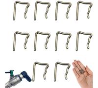 Common Rail Injector Leak Off Retaining Clips - 10PCS Diesel Fuel Leak Off Pipe Clips for Return Line, Seal Clamps for Ford Peugeot Citroen Renault VW Jaguar, Fuel Repair Kit