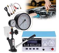 Common Rail Injector Tester Kit, CR-C Diesel Common Rail Injector,600 Bar 8000PSI CR-C Multifunction Diesel Common Rail Injector Tester + S60H Fuel Nozzle for 6190/6200/6170 Diesel