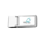 Common Sense Cognitive Understanding Horses Slim Money Clip Stainless Holder Pocket Wallet