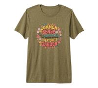 Common Sense is a Rare Flower Humor Design Premium T-Shirt