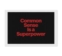 Common Sense is A Superpower Diamond DIY Painting Kits Horizontal Round