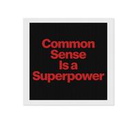 Common Sense is A Superpower Diamond DIY Painting Kits Horizontal Round