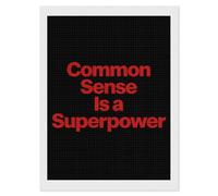 Common Sense is A Superpower Diamond DIY Painting Kits Square Full Drill Digital Art Craft for Home Office Wall Decor