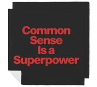 Common Sense Is A Superpower Funny Cloth Napkins 2 PCS