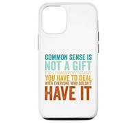 Common Sense It's A Punishment Vintage Funny Quote Case for iPhone 12/12 Pro
