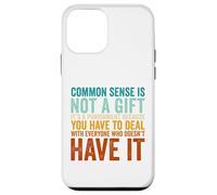 Common Sense It's A Punishment Vintage Funny Quote Case for iPhone 12 mini