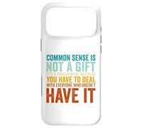 Common Sense It's A Punishment Vintage Funny Quote Case for iPhone 17 Pro Max