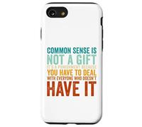 Common Sense It's A Punishment Vintage Funny Quote Case for iPhone SE (2020) / 7/8