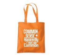 Common Sense Not So Common Tote Shopping Bag 10 Litres Capacity 42 x 38cm