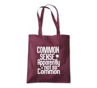 Common Sense Not So Common Tote Shopping Bag 10 Litres Capacity 42 x 38cm