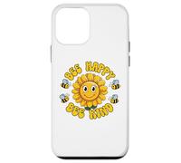 Common sunflower Inspirational Motivation Bee Happy Bee Kind Case for iPhone 12 mini