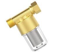 Common Travelers Water Filter for Clean Shower and Washing Metal Housing Standard Fit Simple Installation Without Tools Rust Removal Motorhomes Water Filter