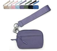 Commonlyto Wallet, The Wallet 2nd Gen, Three Zipper Pockets and a Clear Space Pockets Space, with Plenty of Storage Space, Waterproof Nylon Material, for Daily Travel and Shopping (E)
