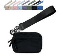 Commonlyto Wallet, The Wallet 2nd Gen, Three Zipper Pockets and a Clear Space Pockets Space, with Plenty of Storage Space, Waterproof Nylon Material, for Daily Travel and Shopping (G)