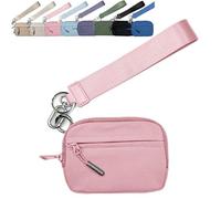 Commonlyto Wallet, The Wallet 2nd Gen, Three Zipper Pockets and a Clear Space Pockets Space, with Plenty of Storage Space, Waterproof Nylon Material, for Daily Travel and Shopping (C)