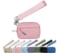 Commonlyto Wallet, The Wallet 2nd Gen - with Plenty of Storage Space, Three Zipper Pockets and a Clear Space Pockets Space (Pink)