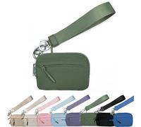 Commonlyto Wallet, The Wallet 2nd Gen - with Plenty of Storage Space, Three Zipper Pockets and a Clear Space Pockets Space (Green)