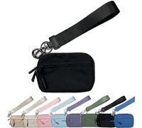 Commonlyto Wallet, The Wallet 2nd Gen - with Plenty of Storage Space, Three Zipper Pockets and a Clear Space Pockets Space (Black)