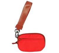 Commonlyto Wallet, The Wallet 2nd Gen, Wristlet Nylon Wallets for Women, Zippered Card Case with Id Window, for Women's Daily Travel (Orange,One Size)