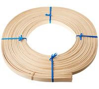 Commonwealth Basket Flat Reed 15.88 mm 1 lb Coil-120 feet, Wood, Brown