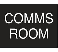 Comms Room Warning Sign Garden Plaque Metal Tin Sign House Plaque For Outdoor Indoor 20X30cm