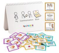 Communication Book for Children, 6 Resources, 34 Visual Aids, Autism ADHD | 34 removable communication cards plus 6 resources support communication, routine & transition for autistic and ADHD children
