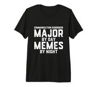 Communication Disorders Major By Day Memes By Night Speech Premium T-Shirt