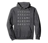 Communication help for non-verbal Autistic ASD and travelers Pullover Hoodie, Adult Unisex, Dark Heather Grey, Large