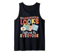 Communication Looks Different for Everyone Speech Therapist Tank Top