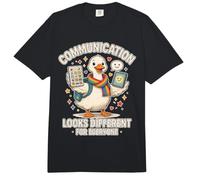 Communication Looks Different for Everyone Speech Therapy Comfort Colors Adult Heavyweight T-Shirt