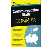 Communication Skills For Dummies UK Edition Elizabeth (Executive