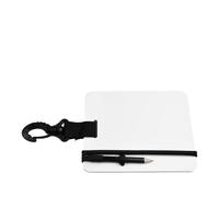 Communication Slate for Scuba Diving Waterproof Writing Pad with Pencil for Logging Important Underwater Information(Yellow L)