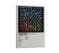 Communion by Years & Years Poster Wall Art Aesthetic Cover Poster Design Painting for Living Room Bed Room 08x12inch(20x30cm) Frame-style