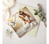 Communion Invitations for Girls | Pack of 10 | Elegant Communion Invitations + Free Envelopes - Pattern 4