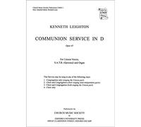 Communion Service in D Op. 45: Vocal score (Church Music Society publications)