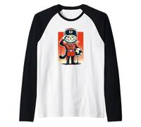 Communist Soviet Comrade Cat Raglan Baseball Tee