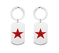 Communist USSR Men'S Novelty Keychains Custom Keychain Personalized Gifts For Boyfriend Women