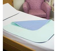 Community 75 x 90cm, 29½" X 35½", 3L Washable Waterproof Absorbent Bed Pad Single Bed, Twin pack
