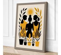 Community and Harvest Canvas Wall Art Print 18x12 Inch (46 x 30 cm)