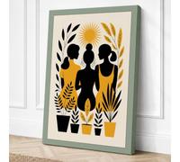 Community and Harvest Canvas Wall Art Print 24x16 Inch (61 x 41 cm)
