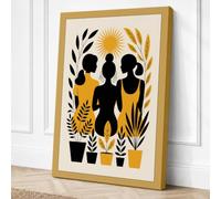 Community and Harvest Canvas Wall Art Print 30x20 Inch (76 x 51 cm)