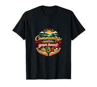 Community Center Your Heart Local Pride Badge T-Shirt
