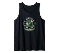 Community Clean-Up Crew Volunteer Trash Recycle Earth Day Tank Top