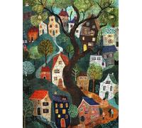 Community Forest Jigsaw Puzzles for Adults 1000, 1000 Piece Jigsaw Puzzles, Classic Educational Jigsaws, Impossible de Assemble Handmade, Challenging Puzzle, Fun Family Activities FNKL0-1036