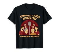 Community Jokes Free Open-Mic Comedy Graphic T-Shirt